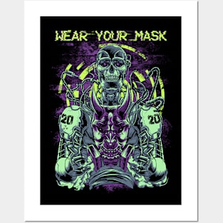 Wear Your Mask Posters and Art